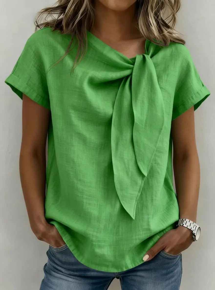 T-shirt d'été décontracté à manches courtes pour femme