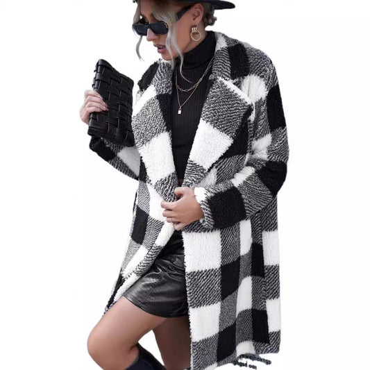 Manteau Carreaux DINA
