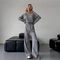 Ensemble Chic : Sweat à Capuche & Pantalon Droit - FEMME FATALE