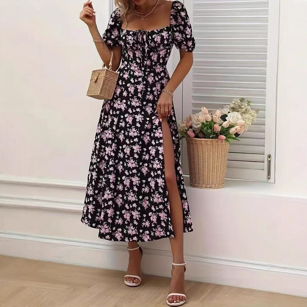 Robe Longue Floral - FEMME FATALE