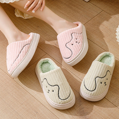 Chaussons Chat Antidérapants Hiver