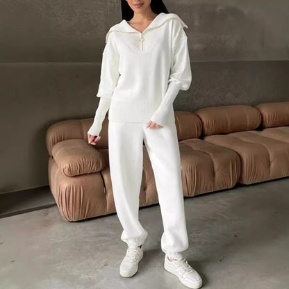 Ensemble Sport Chic à Zip et Cordon