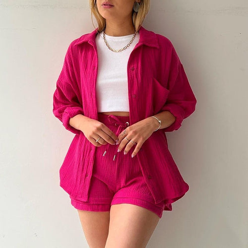 Chemise à manches longues et revers Champray - FEMME FATALE