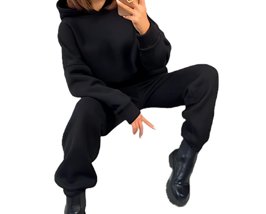 Ensemble Court à Capuche - Couleur Unie