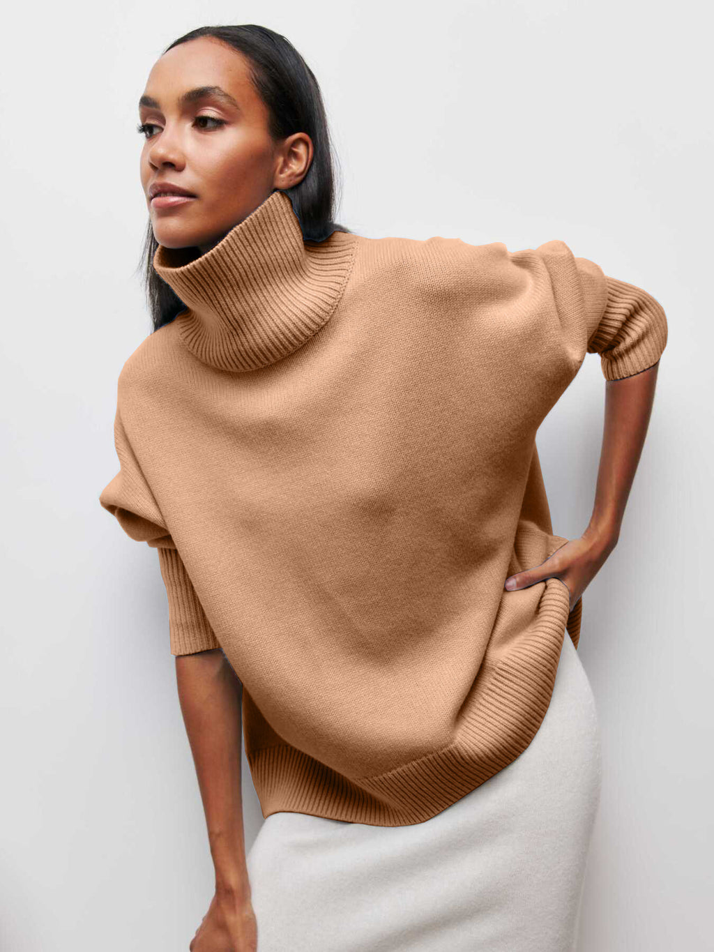 Pull Oversize en Coton Doux - FEMME FATALE