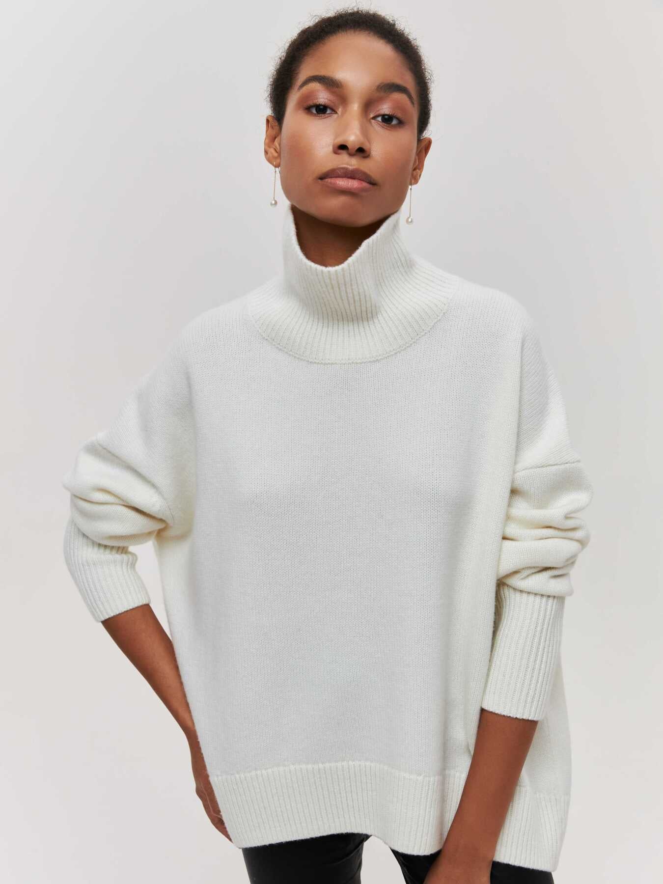 Pull Oversize en Coton Doux - FEMME FATALE