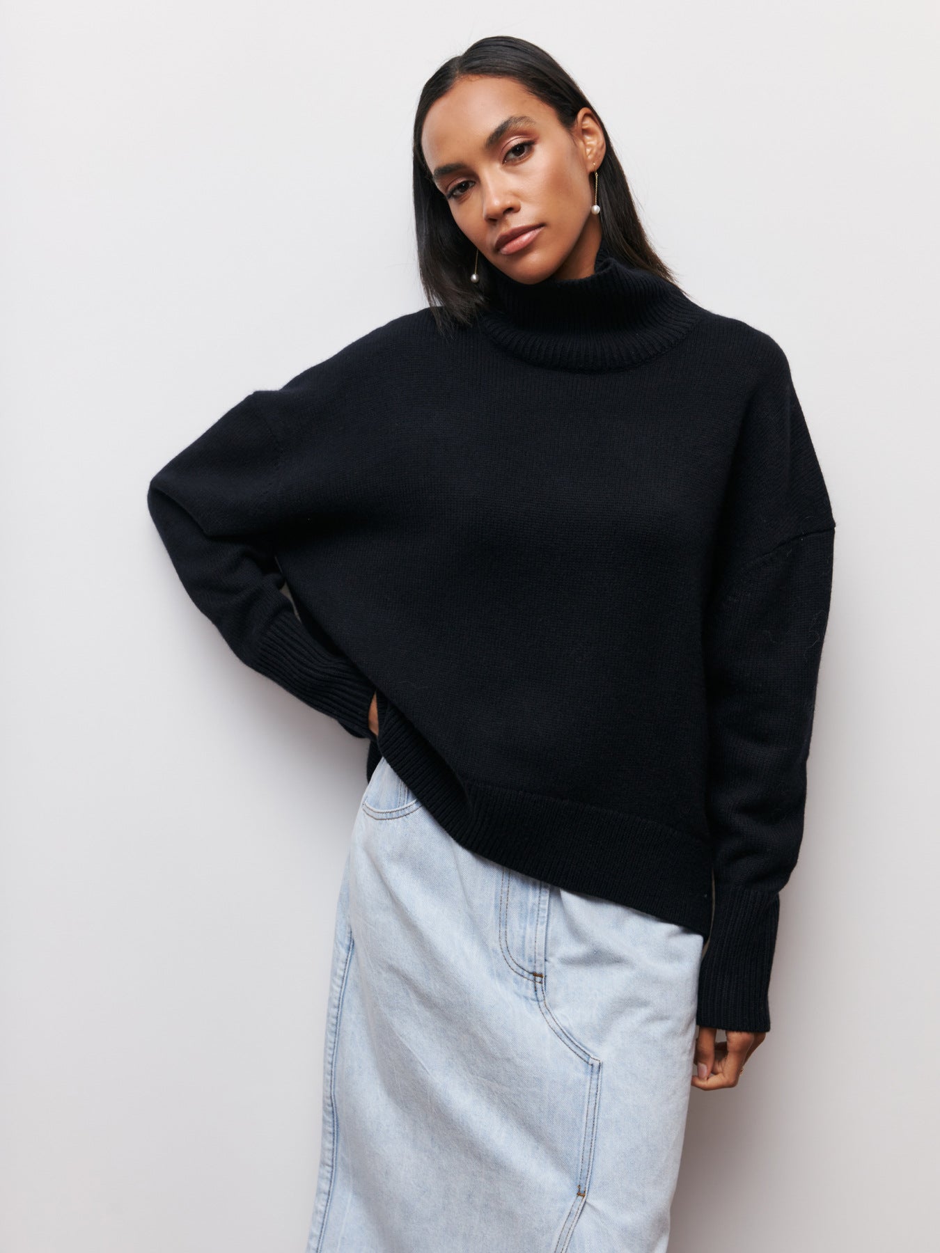 Pull Oversize en Coton Doux - FEMME FATALE