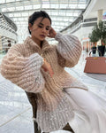 Pull Oversize en Maille à Sequins - FEMME FATALE