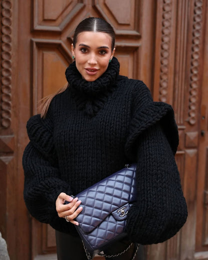 Pull Doux - Col Roulé