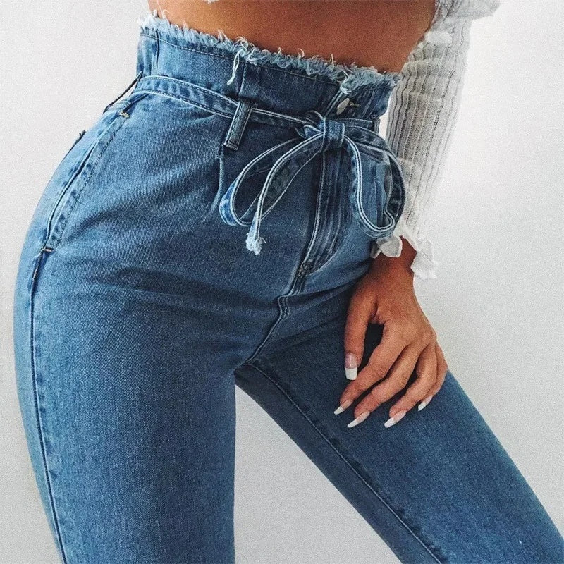 Pantalon crayon délavé - FEMME FATALE
