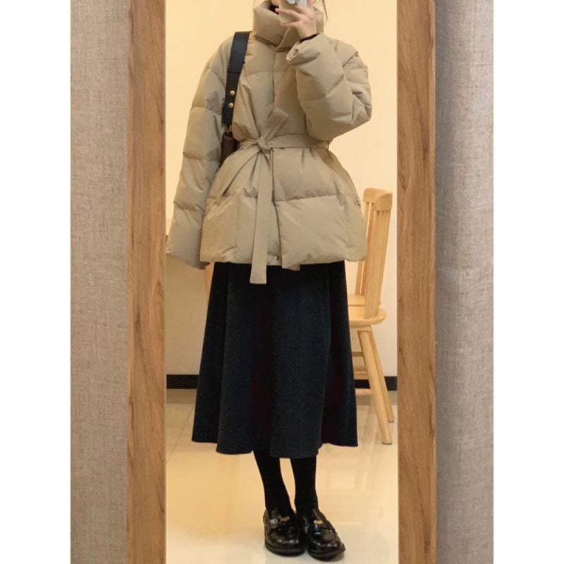Manteau Cintré avec Ceinture