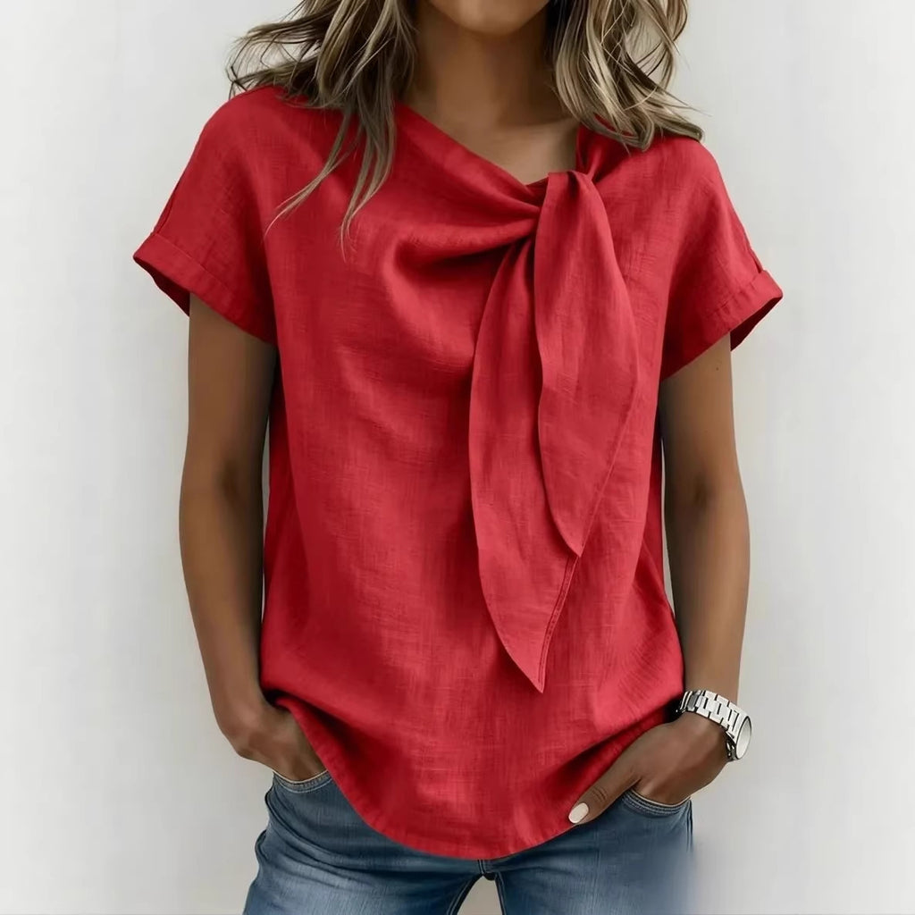 T-shirt d'été décontracté à manches courtes pour femme