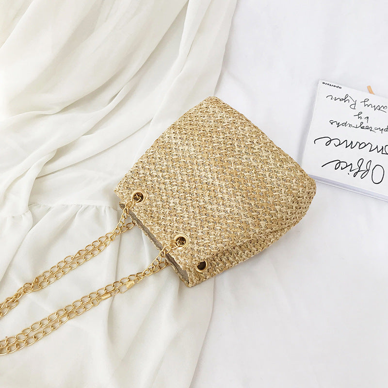 Sac seau femme à chaîne