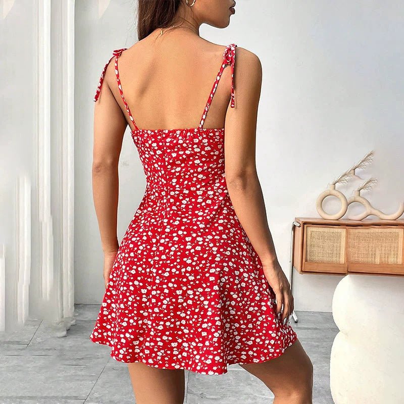 Robe d'été imprimée à fleurs