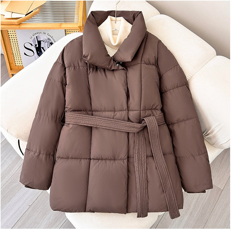 Manteau Cintré avec Ceinture