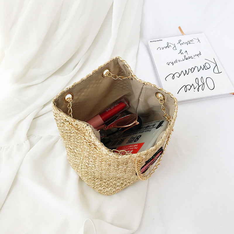 Sac seau femme à chaîne