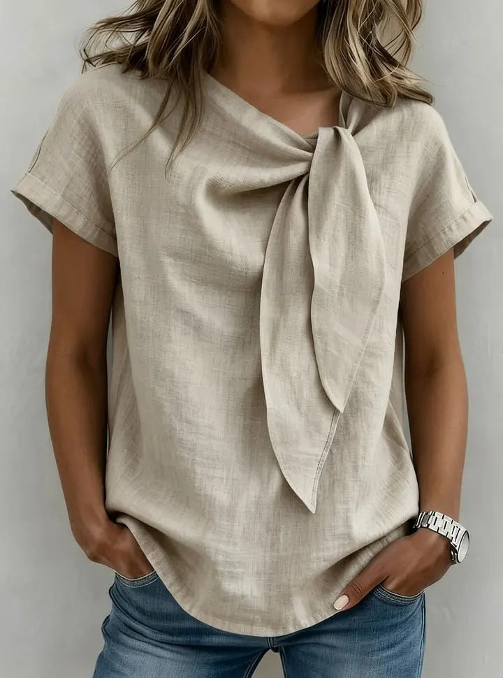 T-shirt d'été décontracté à manches courtes pour femme