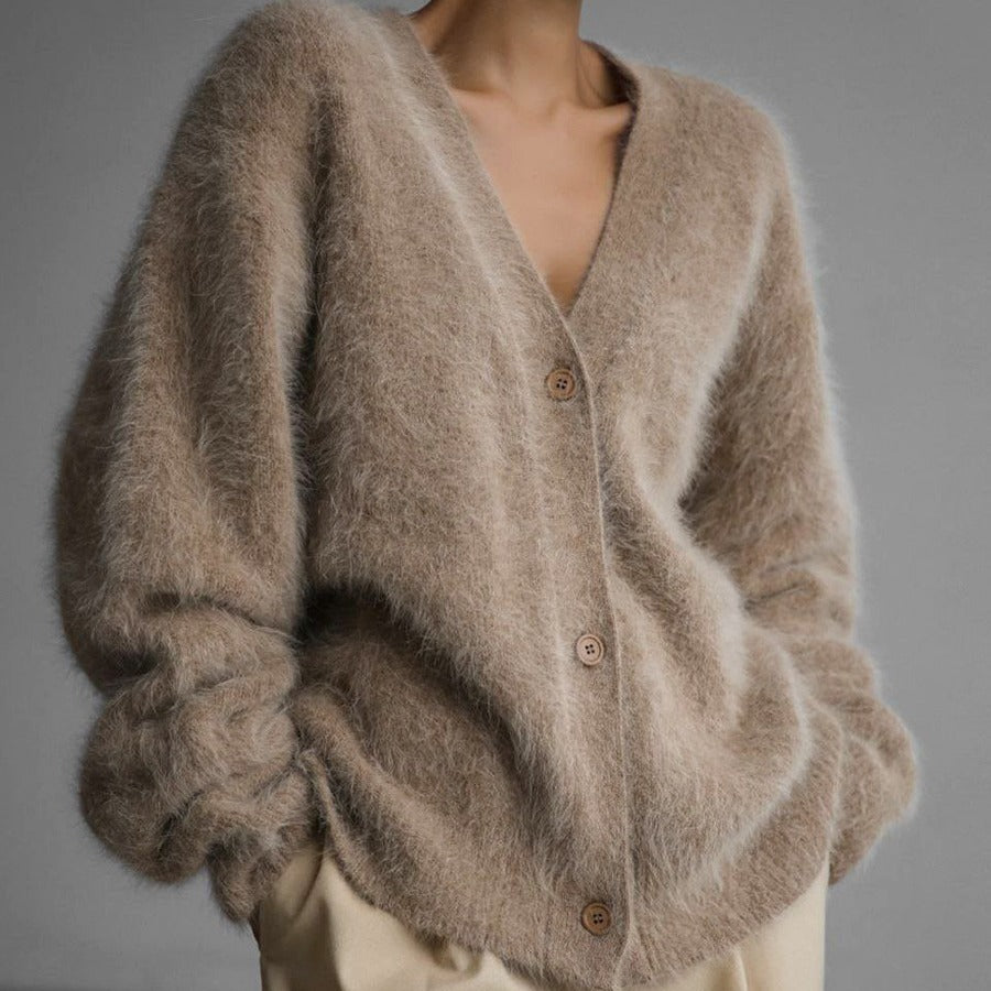 Gilet Loose  Col V Automne-Hiver
