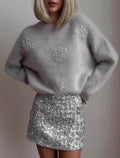 Pull Douillet à Encolure Ras-du-Cou - FEMME FATALE
