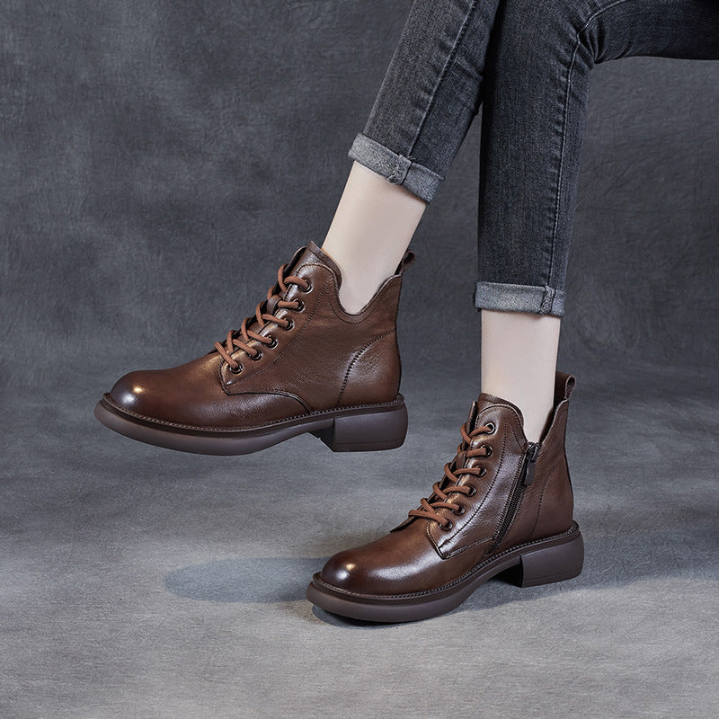 Bottines Martin en cuir