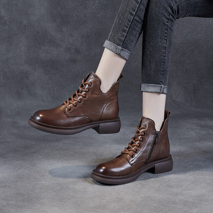 Bottines Martin en cuir