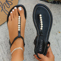 Sandales Plates T-Strap - FEMME FATALE