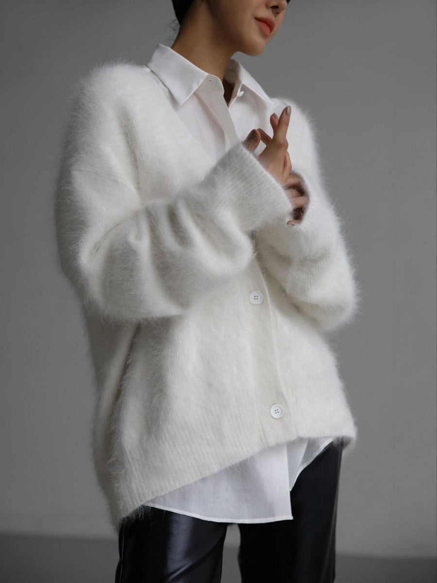 Gilet Loose  Col V Automne-Hiver