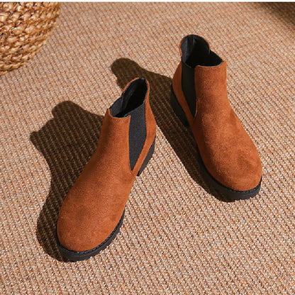 Bottes à talon épais