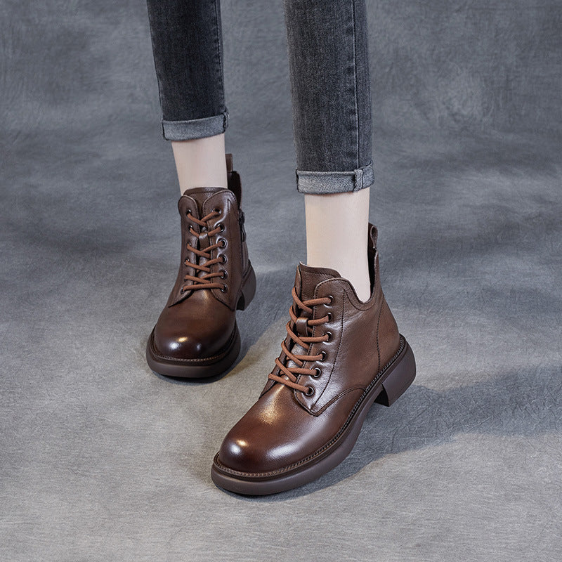 Bottines Martin en cuir