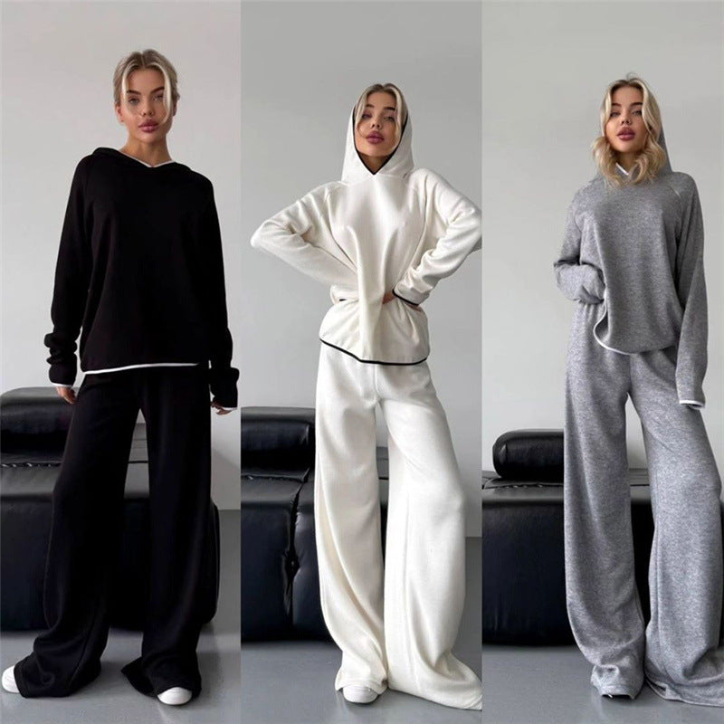 Ensemble Chic : Sweat à Capuche & Pantalon Droit - FEMME FATALE