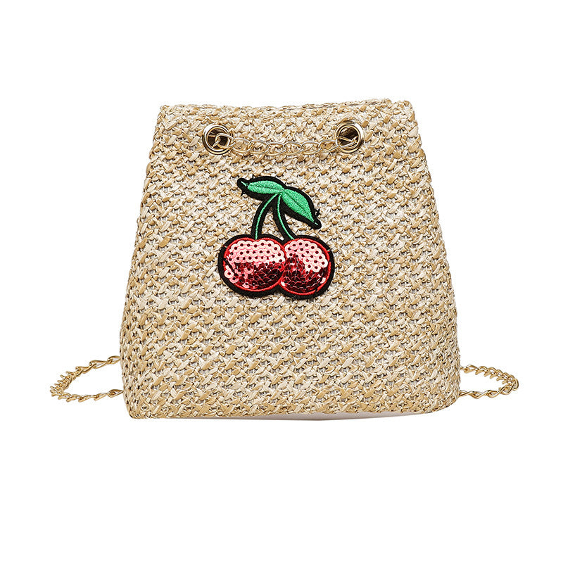 Sac seau femme à chaîne