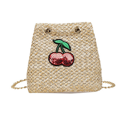 Sac seau femme à chaîne