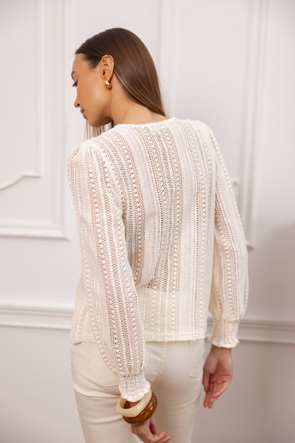 Sunbeam Crochet Blouse - FEMME FATALE